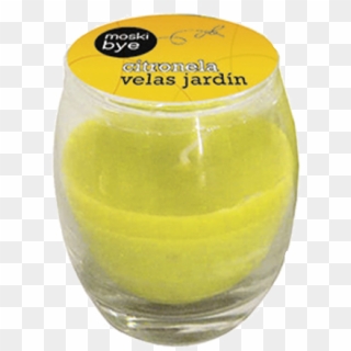 Velas Vaso Cristal Con Citronela Antimosquitos - Velas Citronela Png Clipart