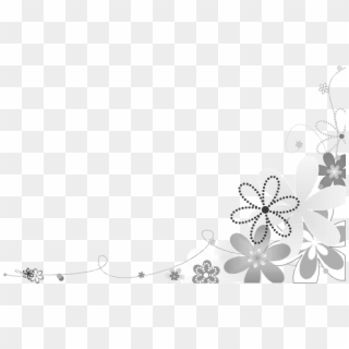 Grey Floral Border Png Picture - Thank You For Being There When I Needed You Clipart