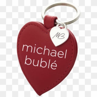 Michael Bublé Love Leather Keychain - Keychain Clipart