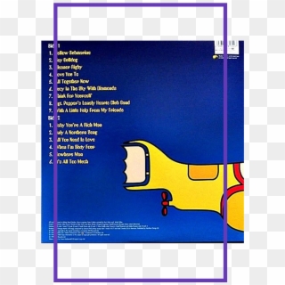 Yellow Submarine Songtrack- Japanese Pressing With - Beatles Yellow Submarine Clipart