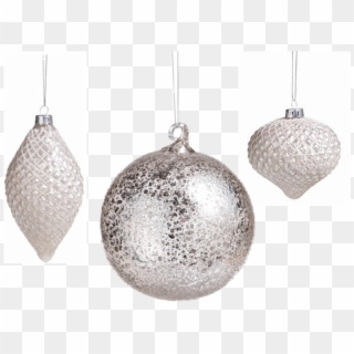 Antique Silver Round Ornaments, Large, Set Of 12, Holiday - Ceiling Fixture Clipart