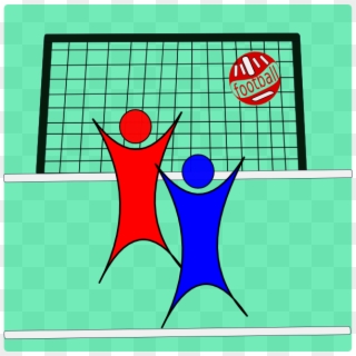 Small - Cartoon Football Goal Clipart