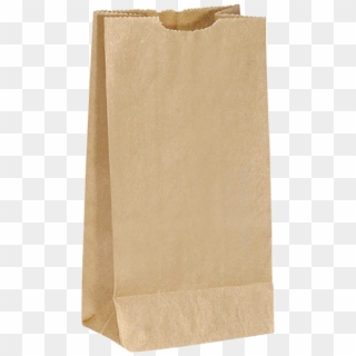 25 Lb Brown Paper Bags - Flat Bottomed Paper Bag Clipart