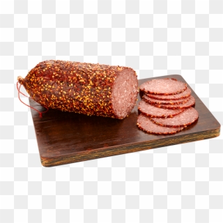 This Is A Hungarian Type Salami That Is Made From Finely - Cervelat Clipart