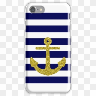 Gold Anchor Iphone 7 Snap Case - Mobile Phone Case Clipart