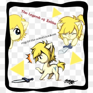 Midnameowfries, Legend Of Zelda Wind Waker, Link, Ponified, - Link As A Pony Clipart