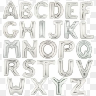 Giant Foil Balloon Letters, 101 Cm , Can Be Filled - Alphabet K Clipart