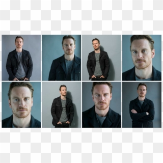 Michael Fassbender Is Cool And Composed, Calmly Answering - Collage Clipart