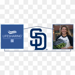 Join Us For 'donate Life Night' At The Padres July - Graphic Design Clipart
