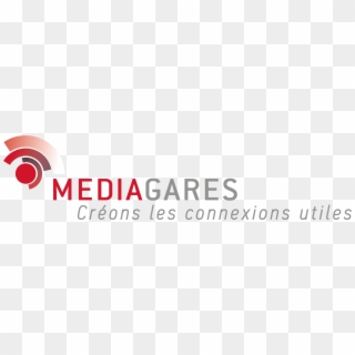 Mediagares Logo-signature Fond Blanc - Carmine Clipart