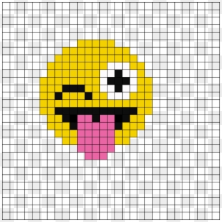 Pixels Drawing Emoji - Pixel Art Emoji Clipart