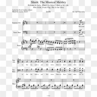 Shrek The Musical Medley - Music Medley Clipart
