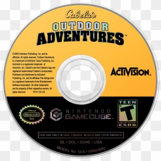 Cabela's Outdoor Adventures - Zelda Twilight Princess Gamecube Disc Clipart