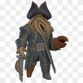 Pirates Of The Caribbean Clipart Disney Infinity - Davy Jones Pirate Cartoon - Png Download