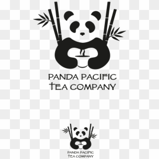 Logo Design By Shanchud For Panda Pacific Tea Company - Illustration Clipart