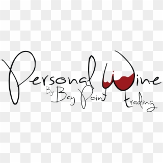 Personal Wine Logo - Calligraphy Clipart