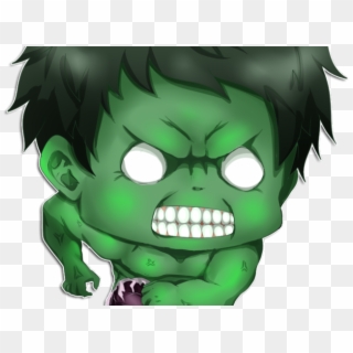 Angry Anime Png - Young Hulk Clipart