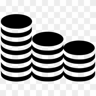 Coins Stack - - Coin Stack Icon Png Clipart