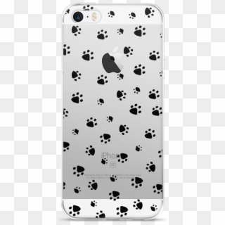 Pawprints Iphonecase 55sse Small - Mobile Phone Case Clipart