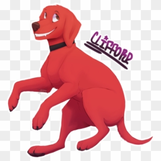 Big Red Dog - Cartoon Clipart