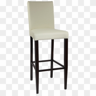 Wood Look Upholstered Tall Back Parsons Barstool - Chair Clipart