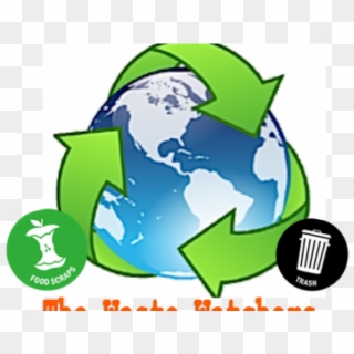 Poster Clipart Solid Wast - Earth Recycling - Png Download