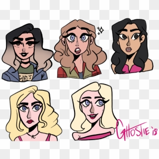 Whoa, Are Those The Titular Mean Girls™ - Cartoon Clipart