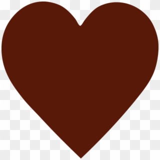 Brown Heart Png - Burgundy Heart Clip Art Transparent Png