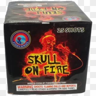 Wholesale Fireworks Skull On Fire Case 12/1 - Flash Clipart