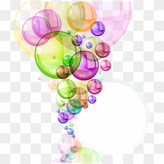 #bubbles #colorful #floating #soapbubbles #waterbubbles - Download Colorful Bubble Clipart