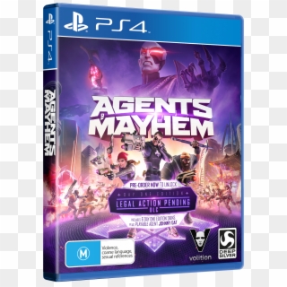 Ten Lucky Readers Will Win A Day One Edition Copy Of - Agents Of Mayhem Game Ps4 Clipart