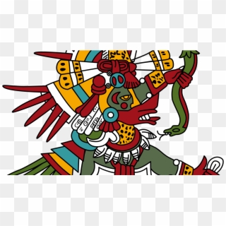 Catching Quetzalcoatl - Mayan God Kukulcan Clipart