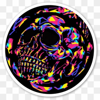 Skull - Circle Clipart
