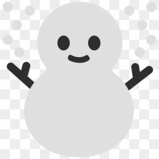 File - Emoji U2603 - Svg - Google Snowman Emoji Clipart