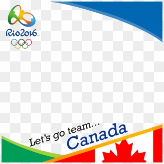 Canada Rio 2016 Team Profile Picture Overlay Frame - Rio 2016 Clipart