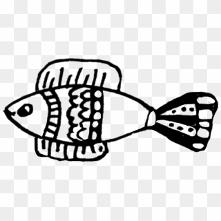 Fish Sea Drawing Beneath The Surface Travel Clipart