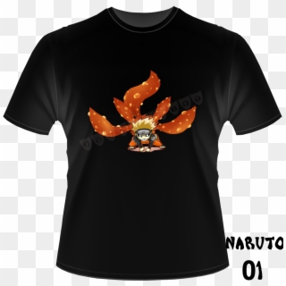 Naruto Chibi Shirt - Nekrogoblikon T Shirt Clipart