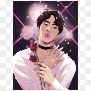 Seokjin Print - Cartoon Clipart