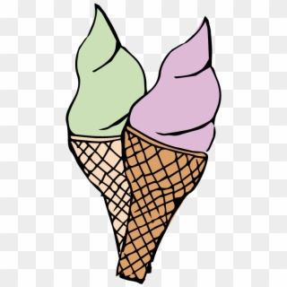 Ice Cream Cones Transprent - Ice Cream Clipart
