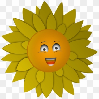 Sunflower Emo - Transparent Background Sunflower Transparent Clipart