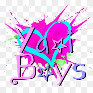 Yaoi Boys Retro Paint Hers> - Graphic Design Clipart
