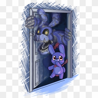 And The Last At The Door Nightmare Bonnie And Now As - Bonnie Five Nights At Freddy's 4 Clipart