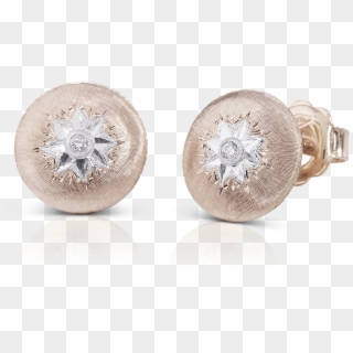 Macri Classica Button Earrings - Earrings Clipart