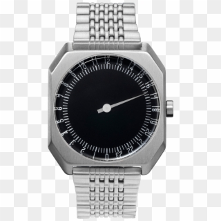 1 Front Slow Jo 02 Swiss Made, 24 Hour One Hand Wrist - Slow Watch Clipart