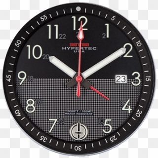 Hypertec H61 Black 2 Dial - Wall Clock Clipart