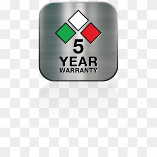 5 Year Warranty Button Shadow No Qa Clipart