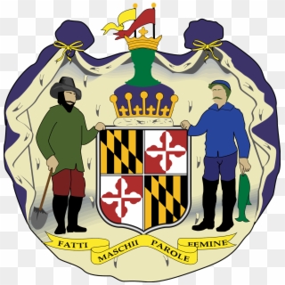 Maryland's Coat Of Arms - State Seal Of Maryland Clipart