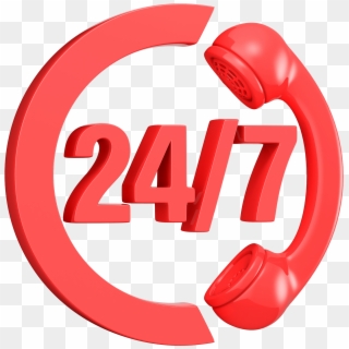 24/7 Emergency Service - Plumbing Services Transparent Clipart
