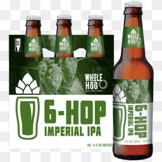 6-hop Imperial Ipa - Whole Hog Brewing 6 Pack Clipart