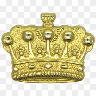 Crown Pin V, Gold - Crown Clipart
